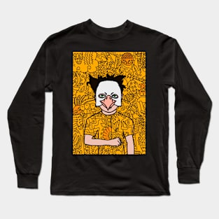 Embrace Whimsy - A MaleMask NFT "Mr Bird" with AnimalEye Color and LightItem Long Sleeve T-Shirt